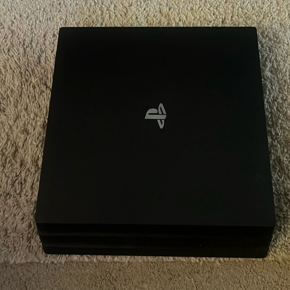 This is a PS4 in good condition it just is peeling a little bit on a cord